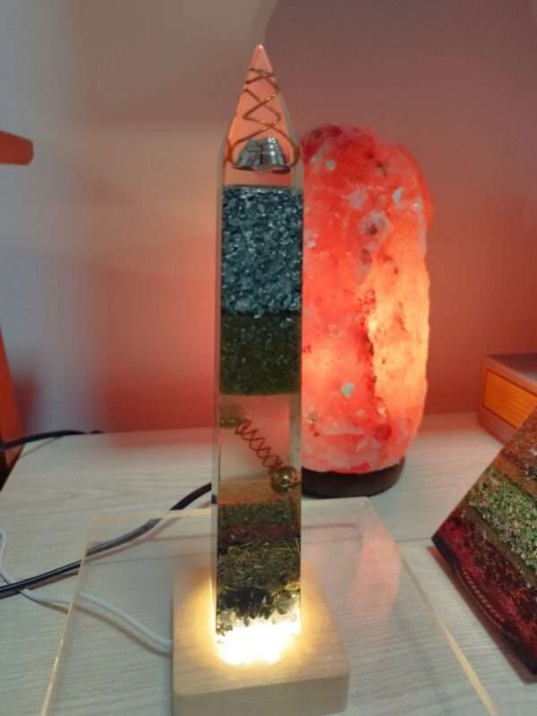 Orgonite Obelisk DNA