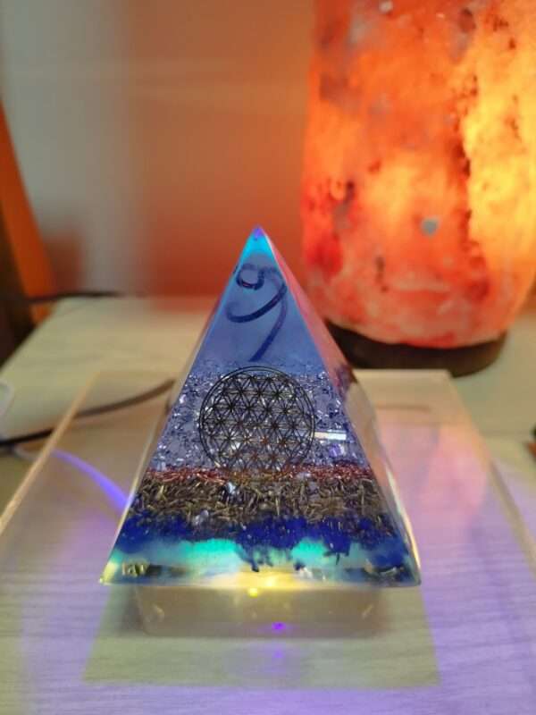 Orgonite Blue Pyramid