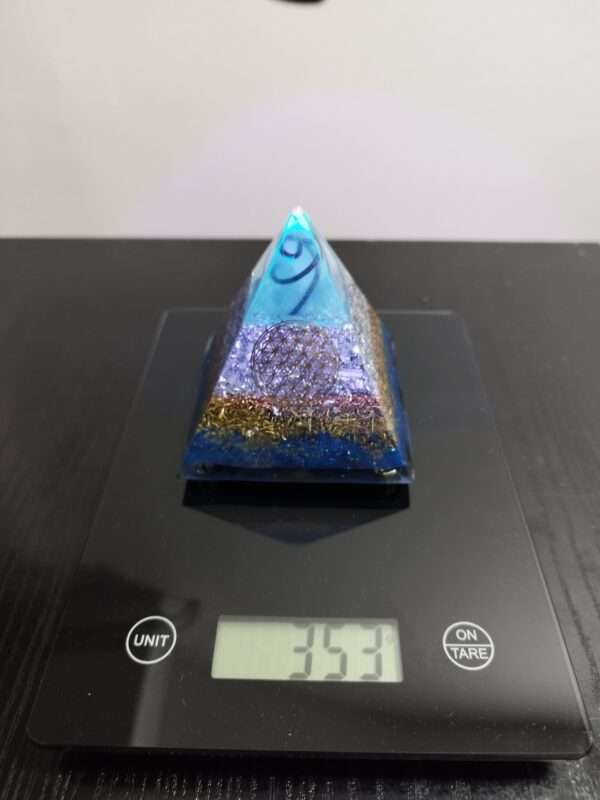 Orgonite Blue Pyramid