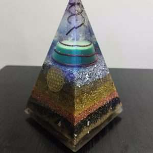 Orgonite Flower of Life Pyramid