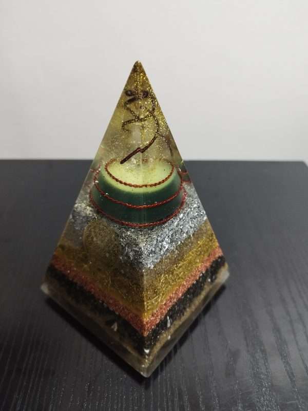 Orgonite Flower of Life Pyramid