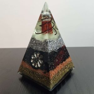 Orgonite Crystal Flower Pyramid