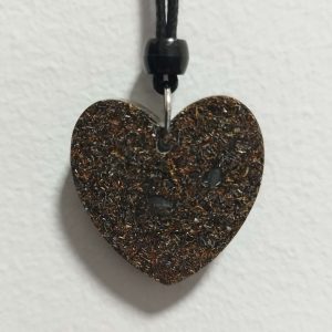 Orgonite Heart Pendant