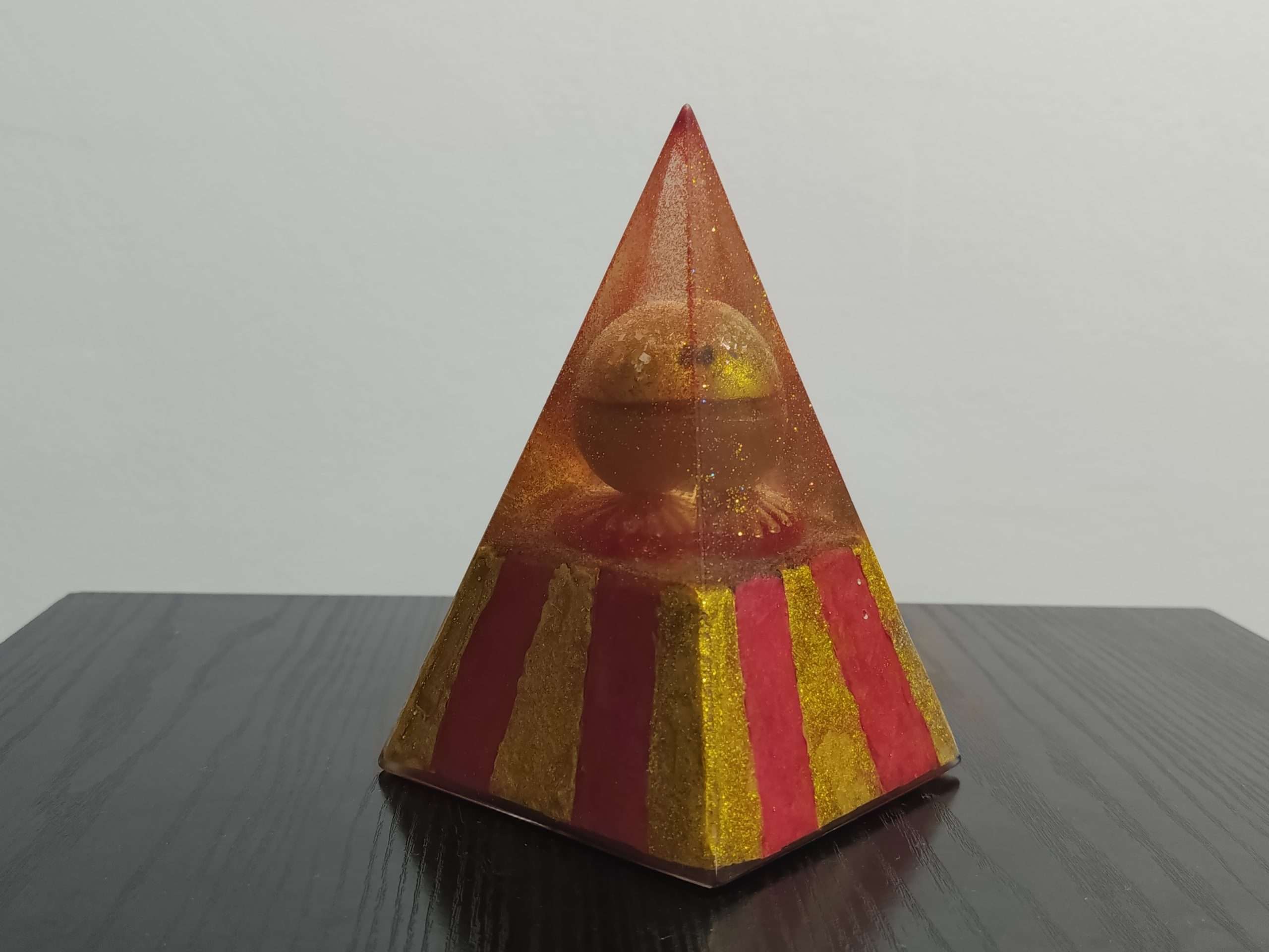 Macedonian Sun Orgonite Pyramid 6 Macedonan Sun Orgonite Pyramid