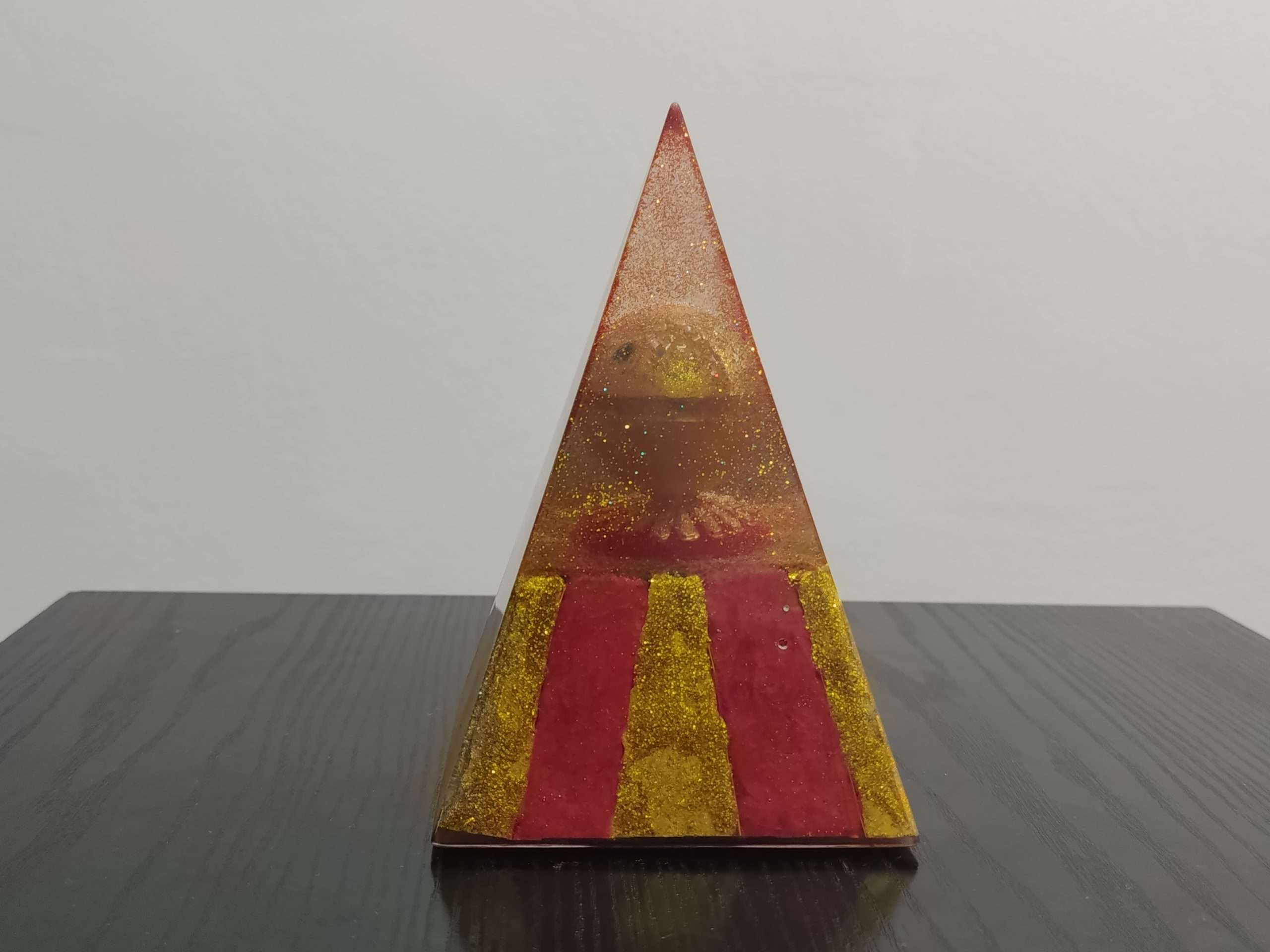 Macedonian Sun Orgonite Pyramid 2 Macedonan Sun Orgonite Pyramid