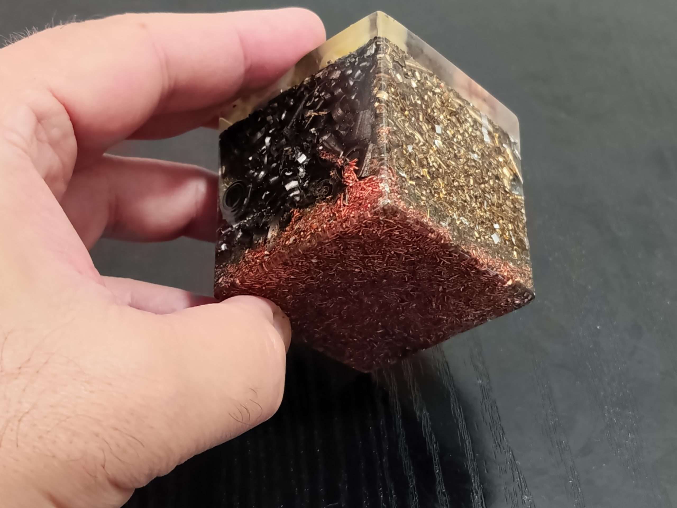 Orgonite Cube (5+5 elements) 3 Orgonite Cube (5+5 elements)