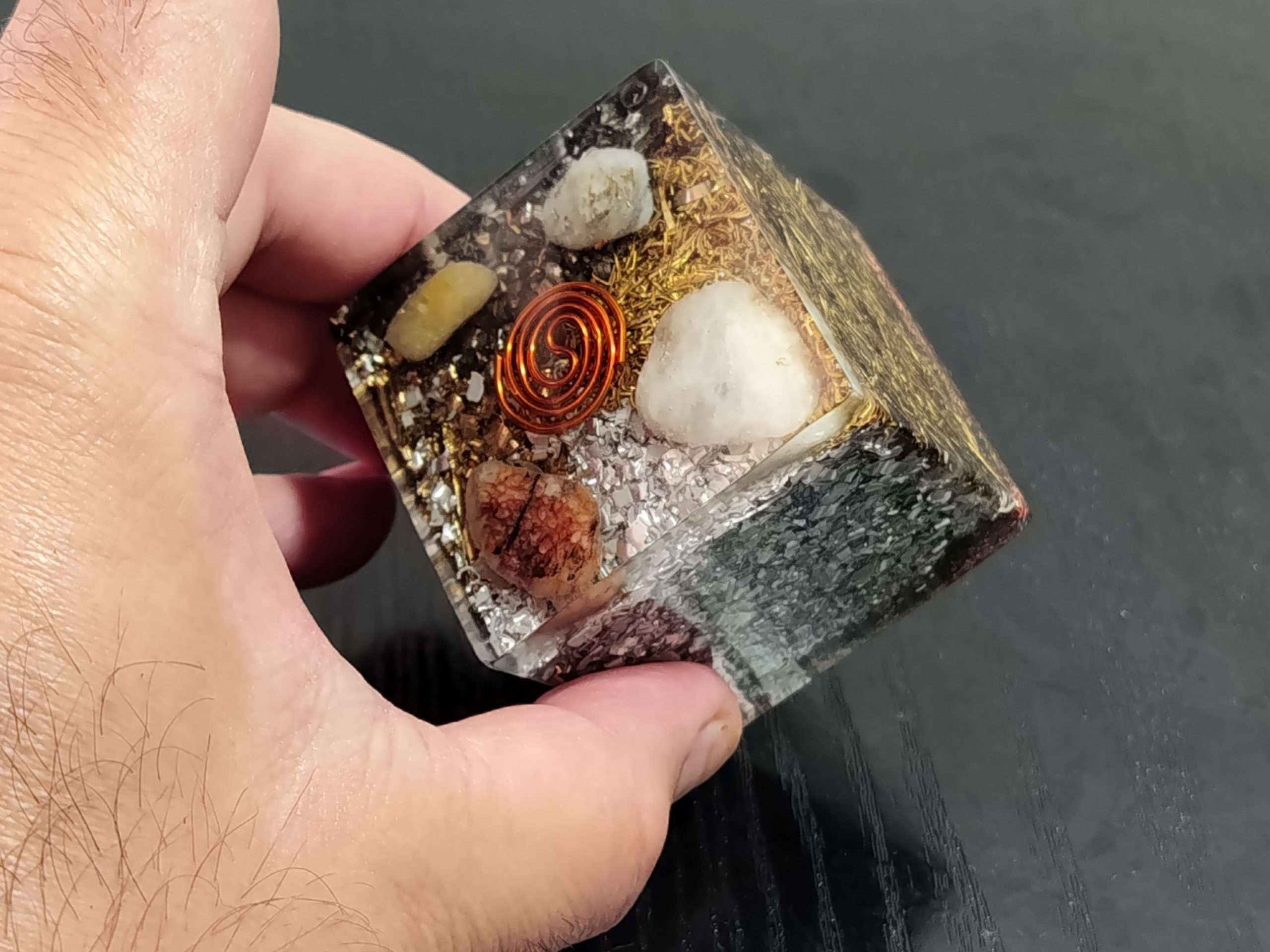 Orgonite Cube (5+5 elements) 2 Orgonite Cube (5+5 elements)